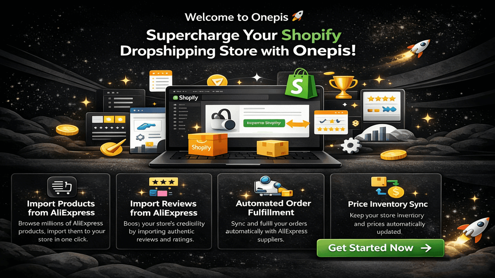 Simplify dropshipping, orders, and supplier management