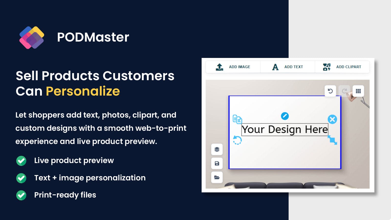 POD Master Custom Product Tool