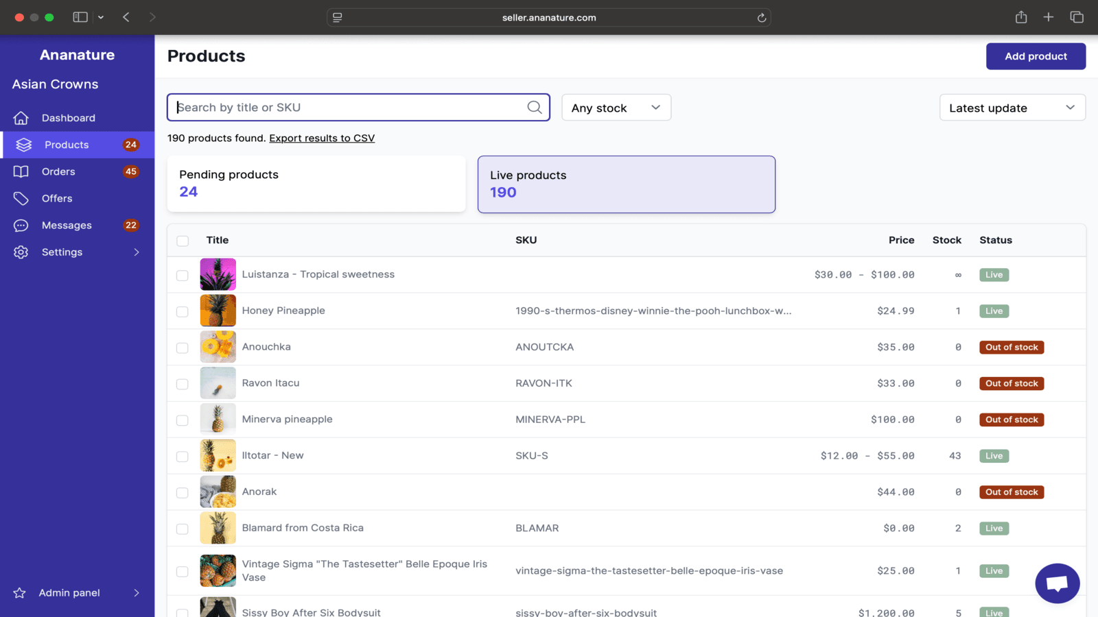 professional marketplace