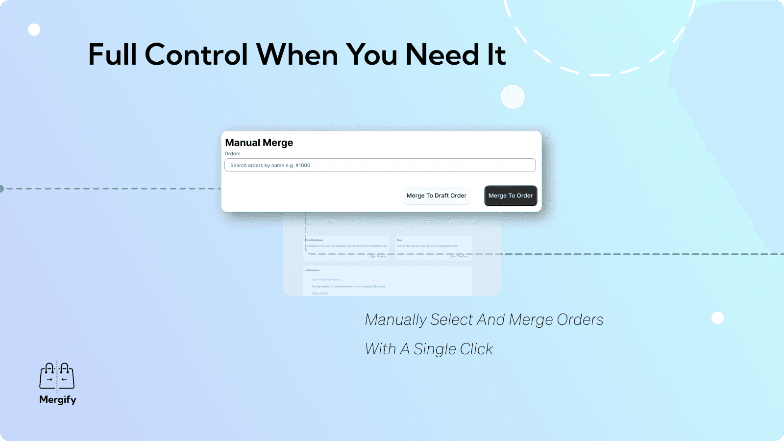 Mergify Manual Merge
