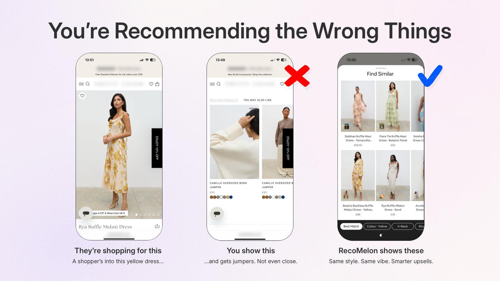You’re Recommending the Wrong Things