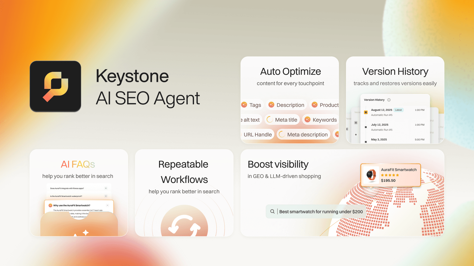 Keystone AI SEO agent