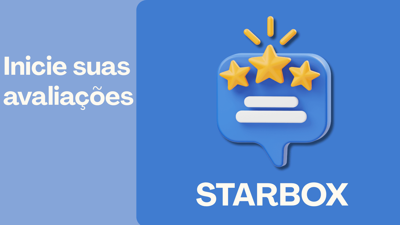 App de avaliações com estrelas.