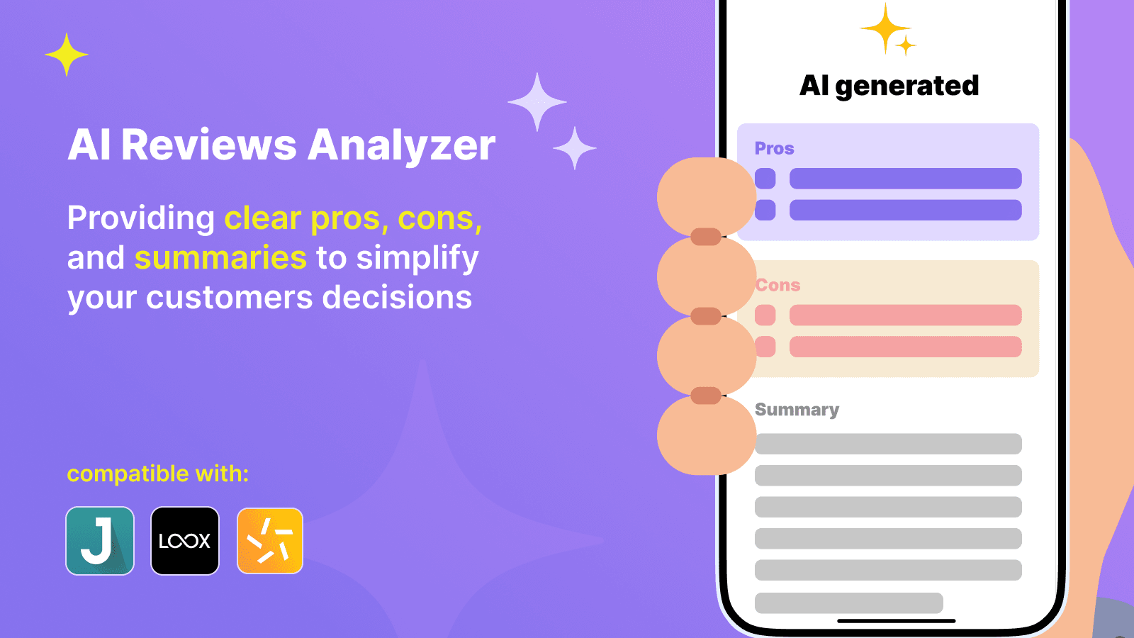 AI Reviews Analyzer app