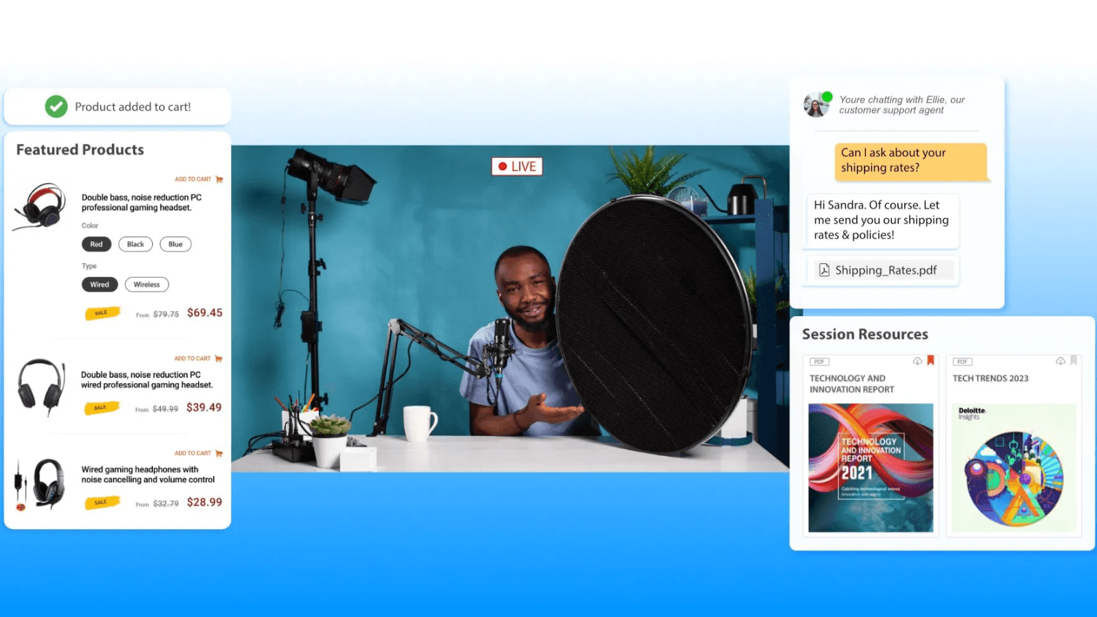 Live Shopping Event Session