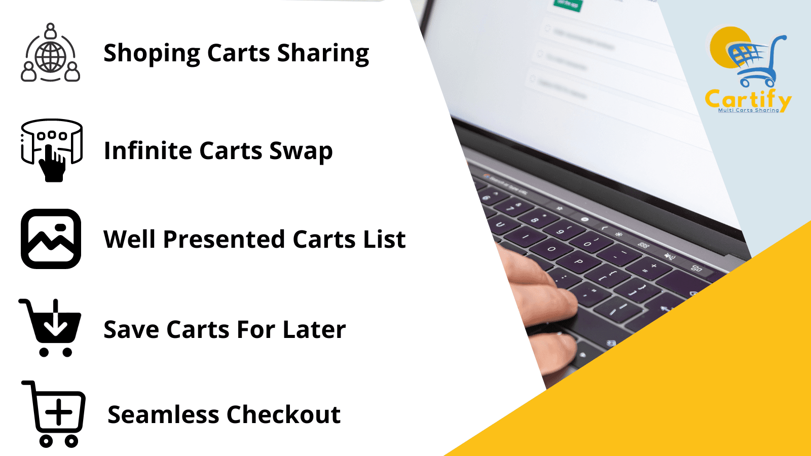 Allow customer to shop in multi-cart and share their carts