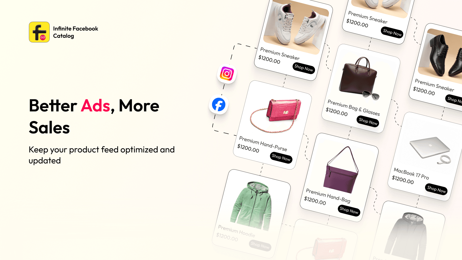 shopify facebook product catalog feed for facebook