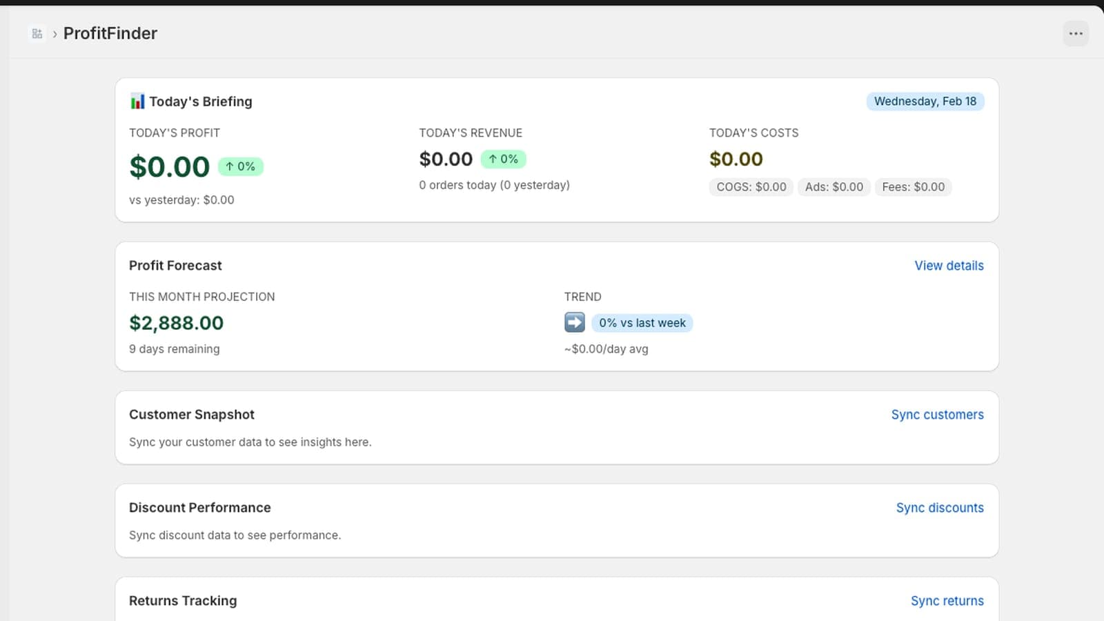 Home page