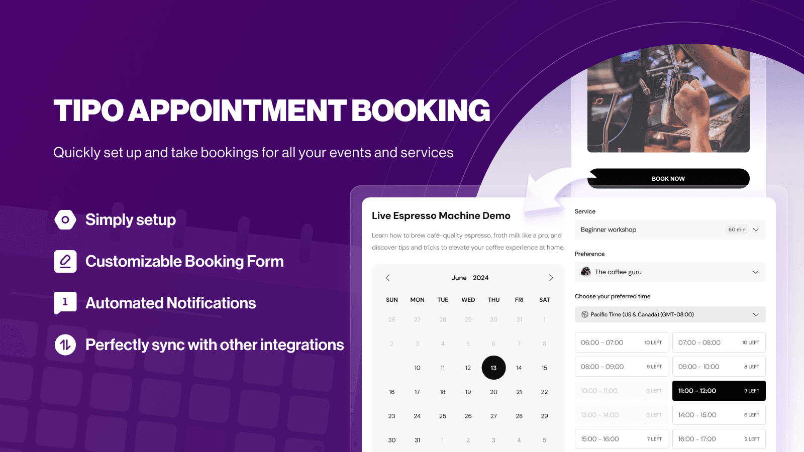 Tipo Appointment - Shopify booking app