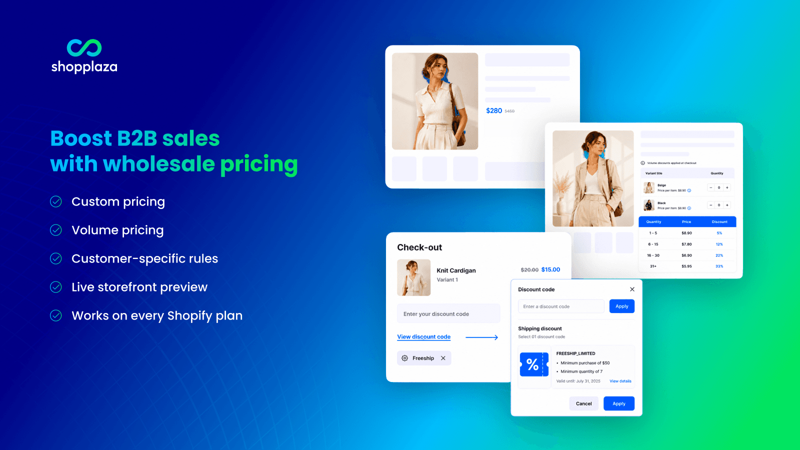 Boost B2B sales with wholesale pricing