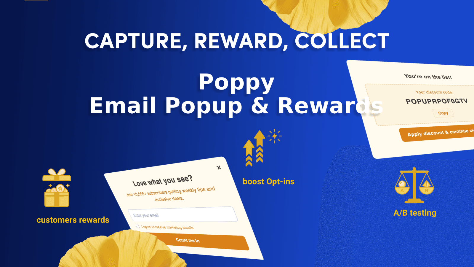 Popups and Rewards