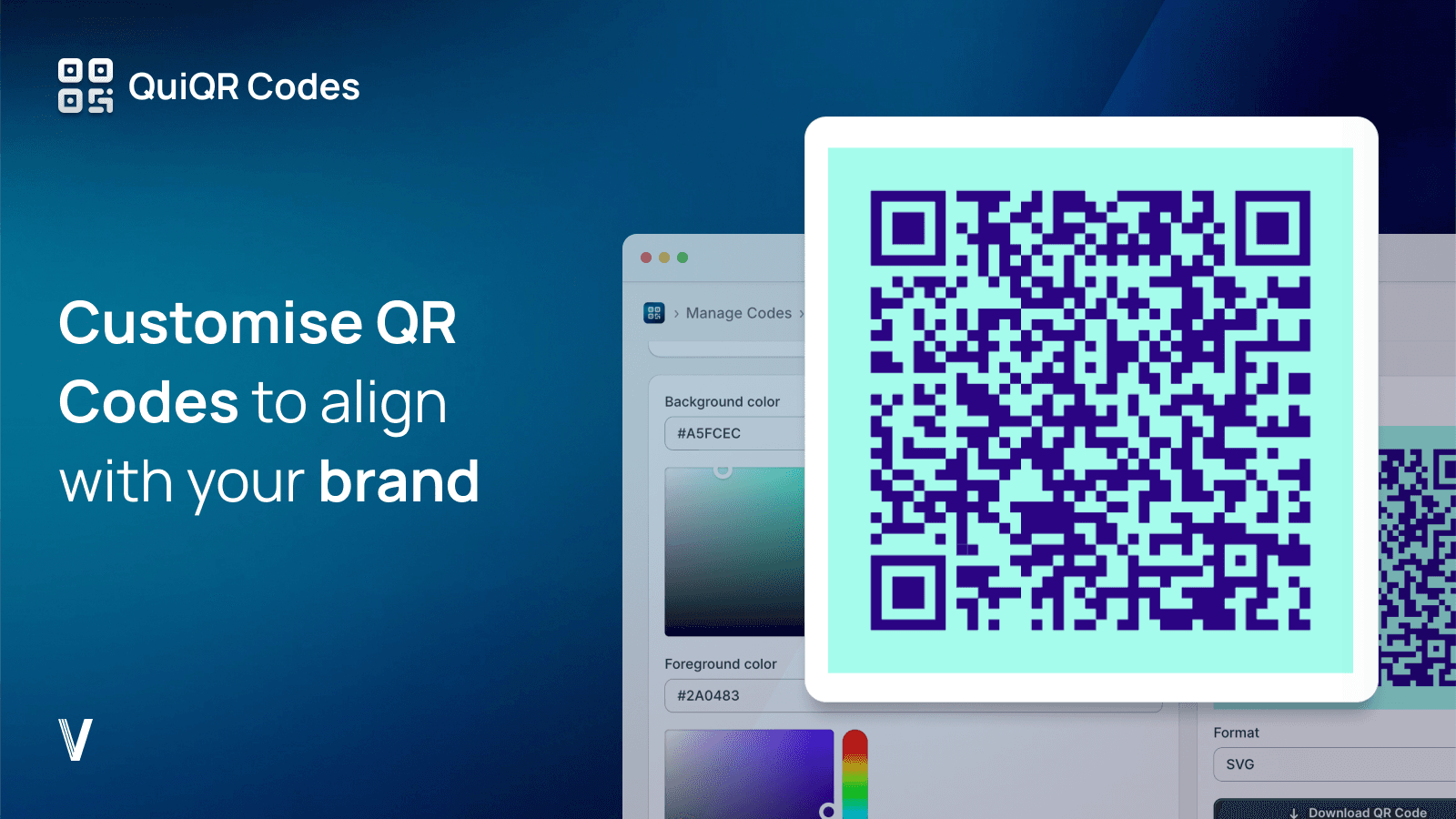 Create and Customise QR Codes to align with your brand