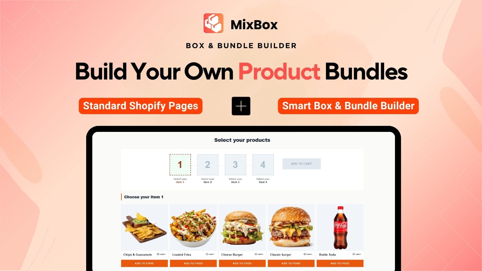 Shopify product bundle builder app for custom product bundles