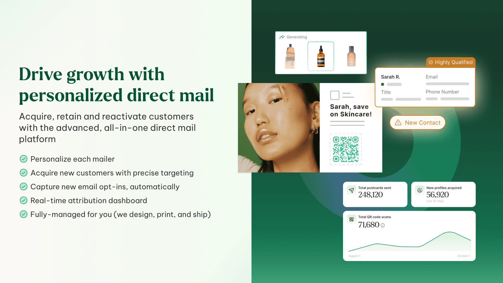 Drive growth with personalized direct mail