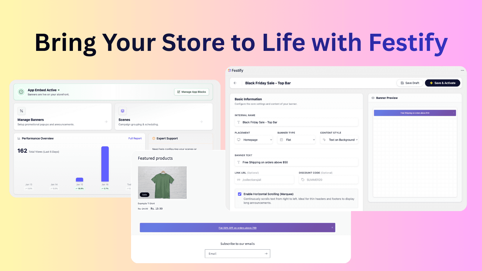 Bring Your Store to Life with Festify