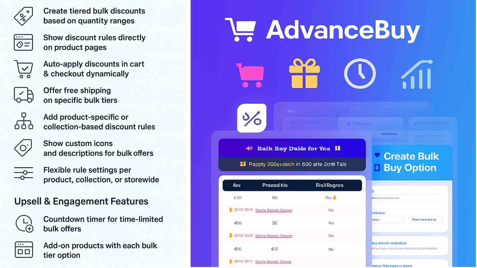 Product page showing quantity breaks & bulk discount tiers.