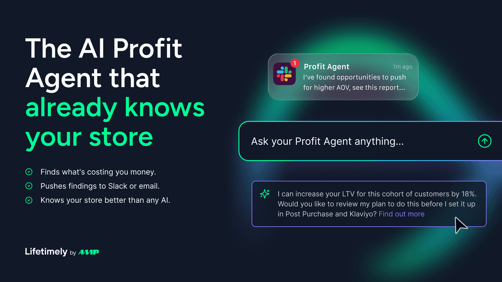 The AI Profit Agent that already knows your store
