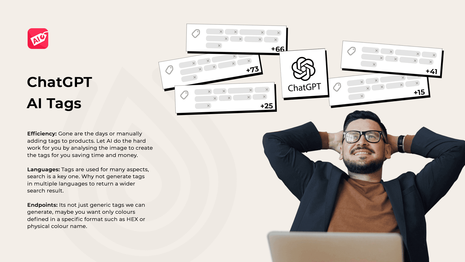GPT AI tagging for products to increase customer search & sales