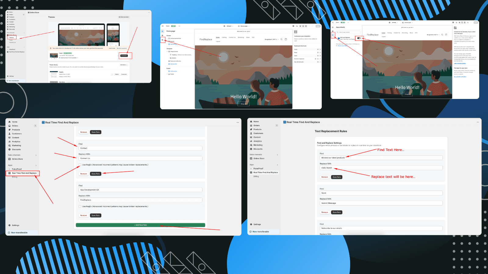 Real Time Find And Replace