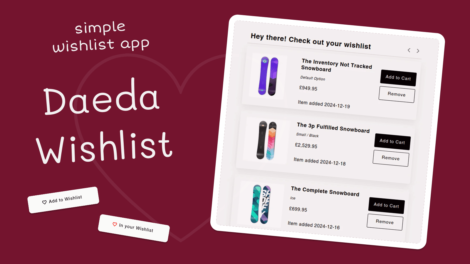 Daeda Wishlist Introduction