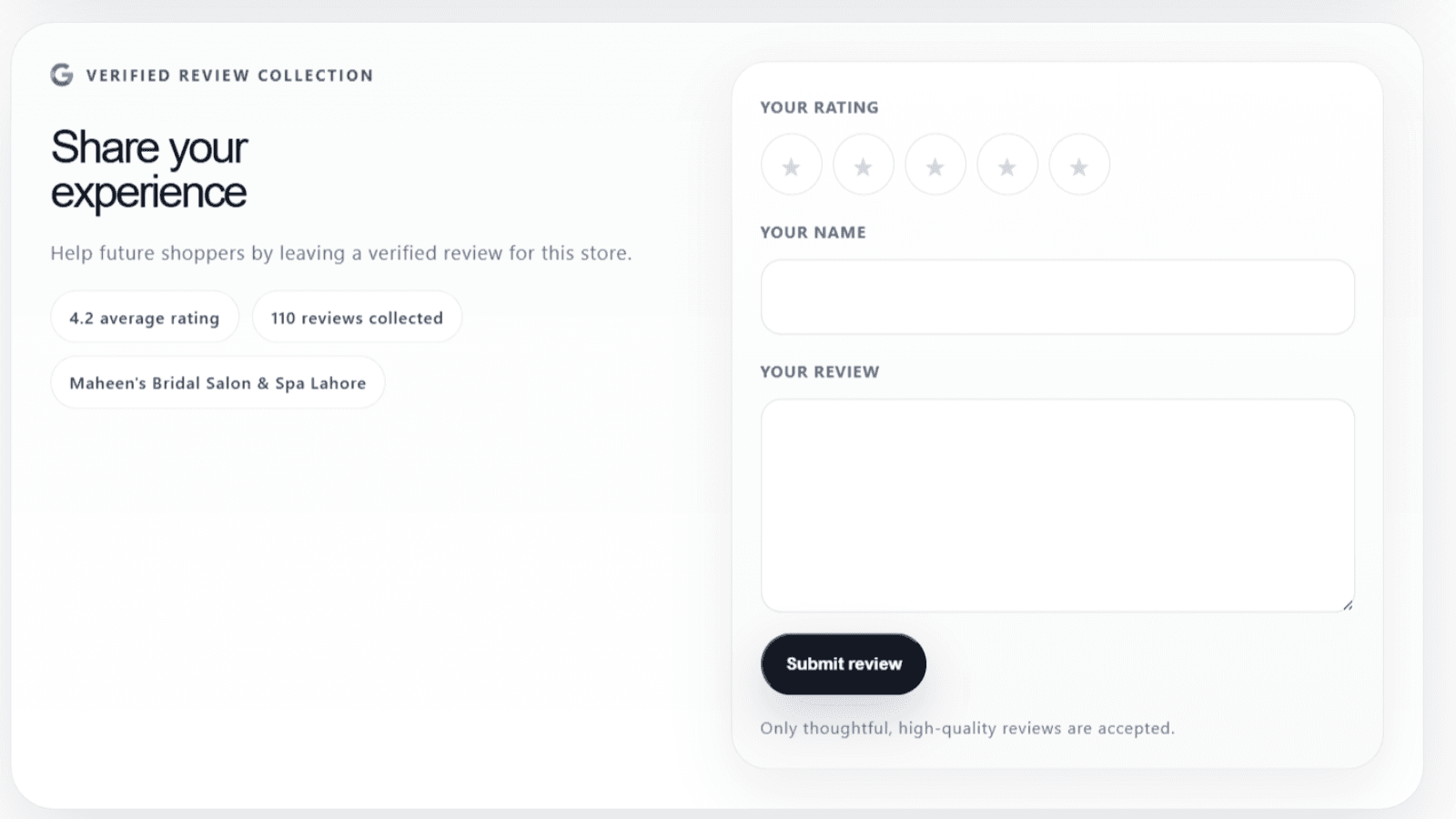 Write Reviews