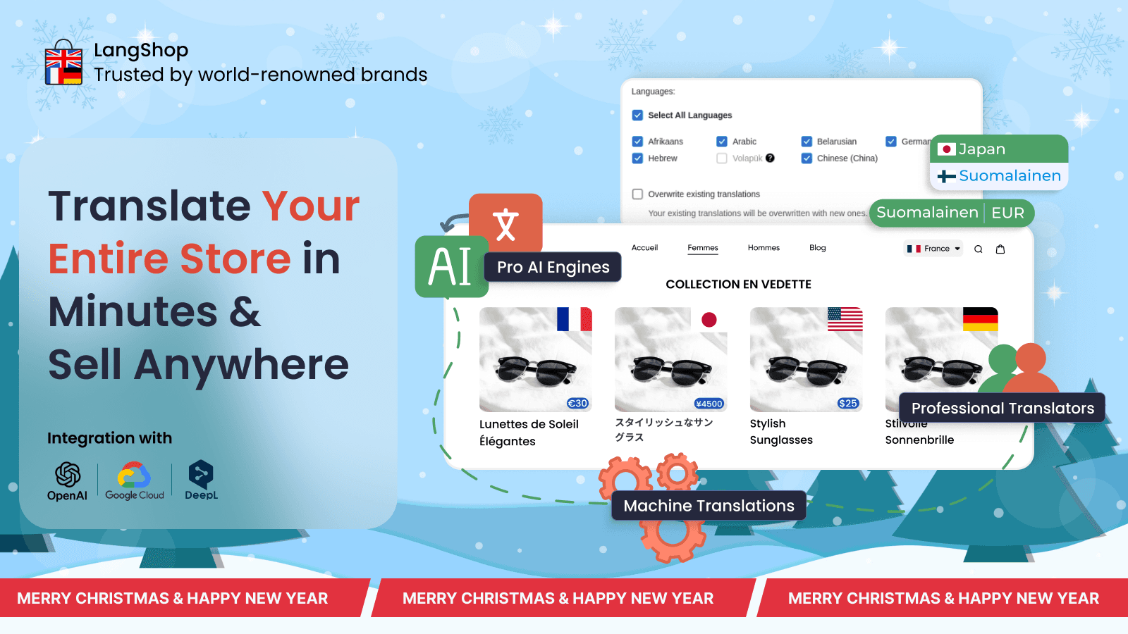 Shopify Translation App | Translate Shopify Store With LangShop