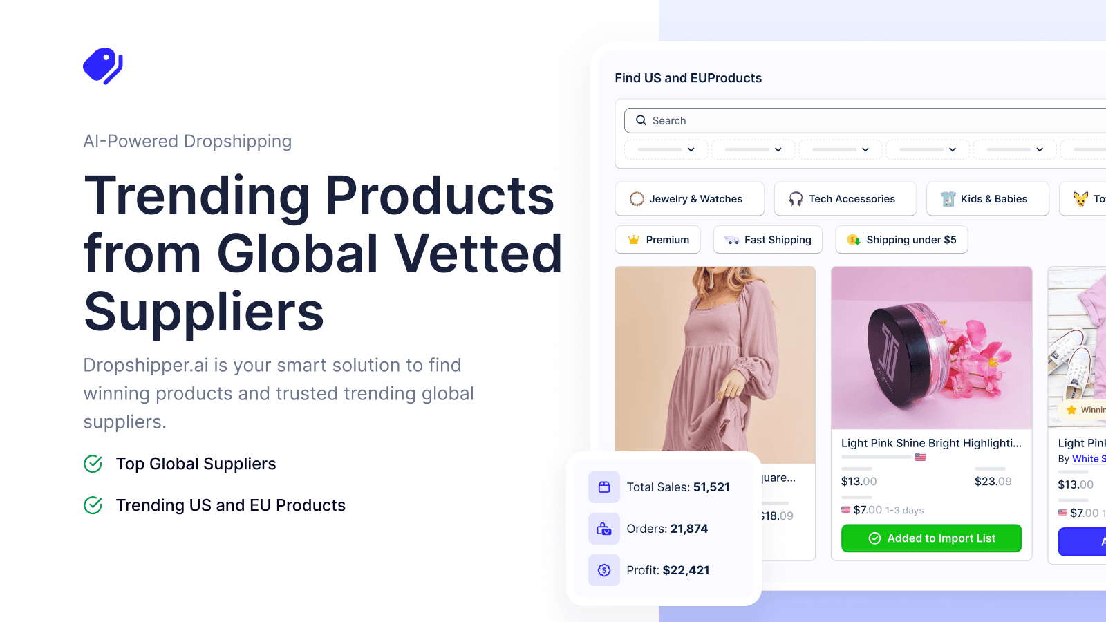 Trending dropshipping products