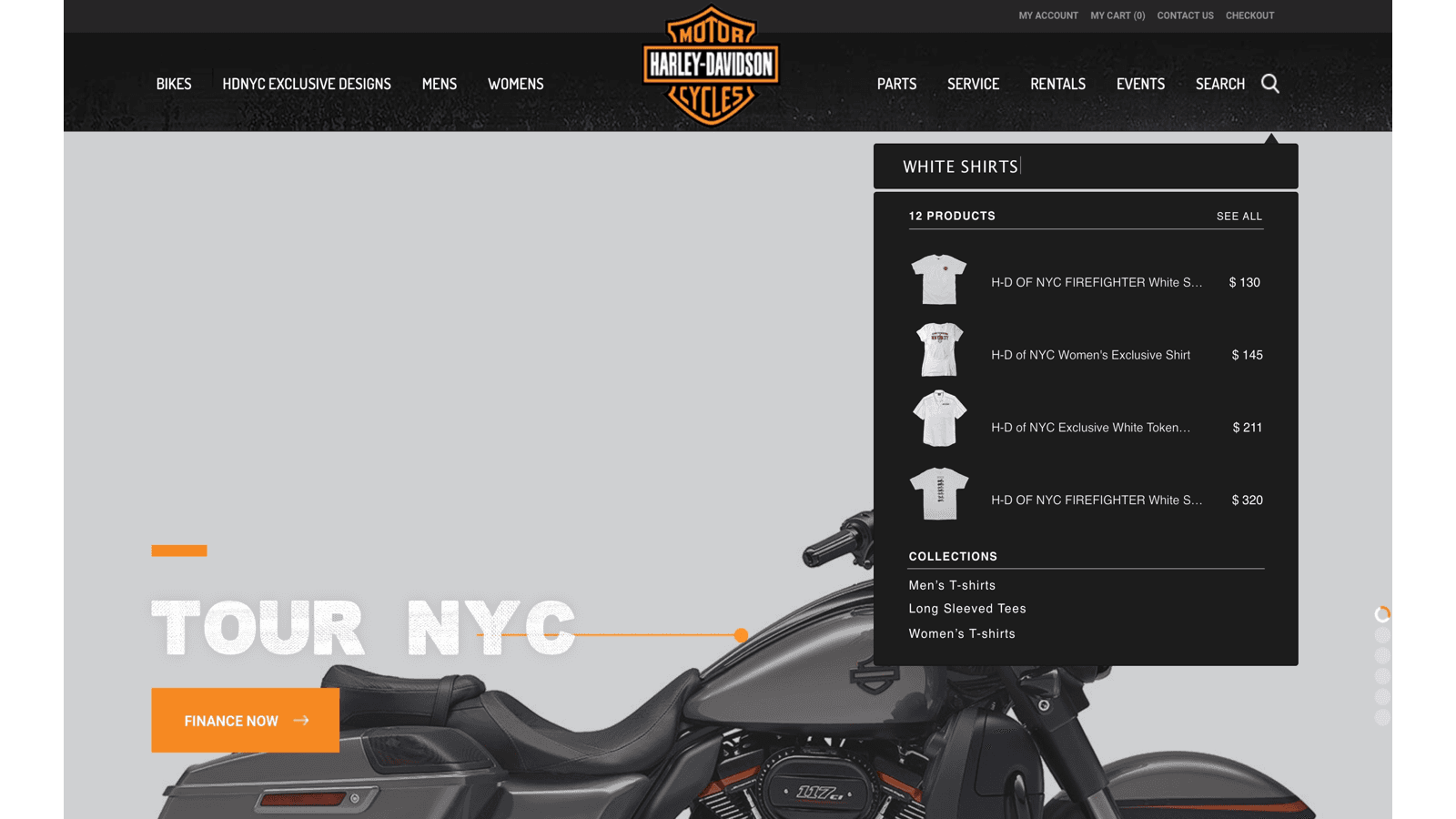 E-commerce Store View: Adeptmind Autocomplete in action