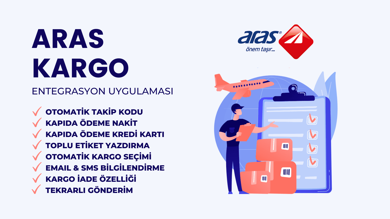Aras Kargo Shopify Entegrasyonu