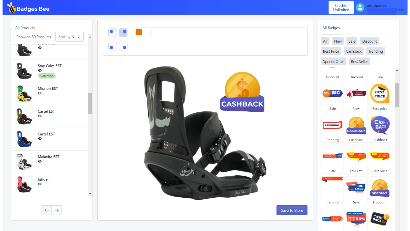 Badges Bee in Action
