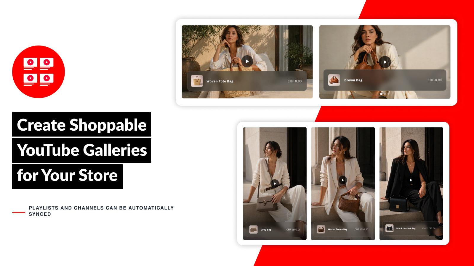 Create YouTube Galleries for Your Store