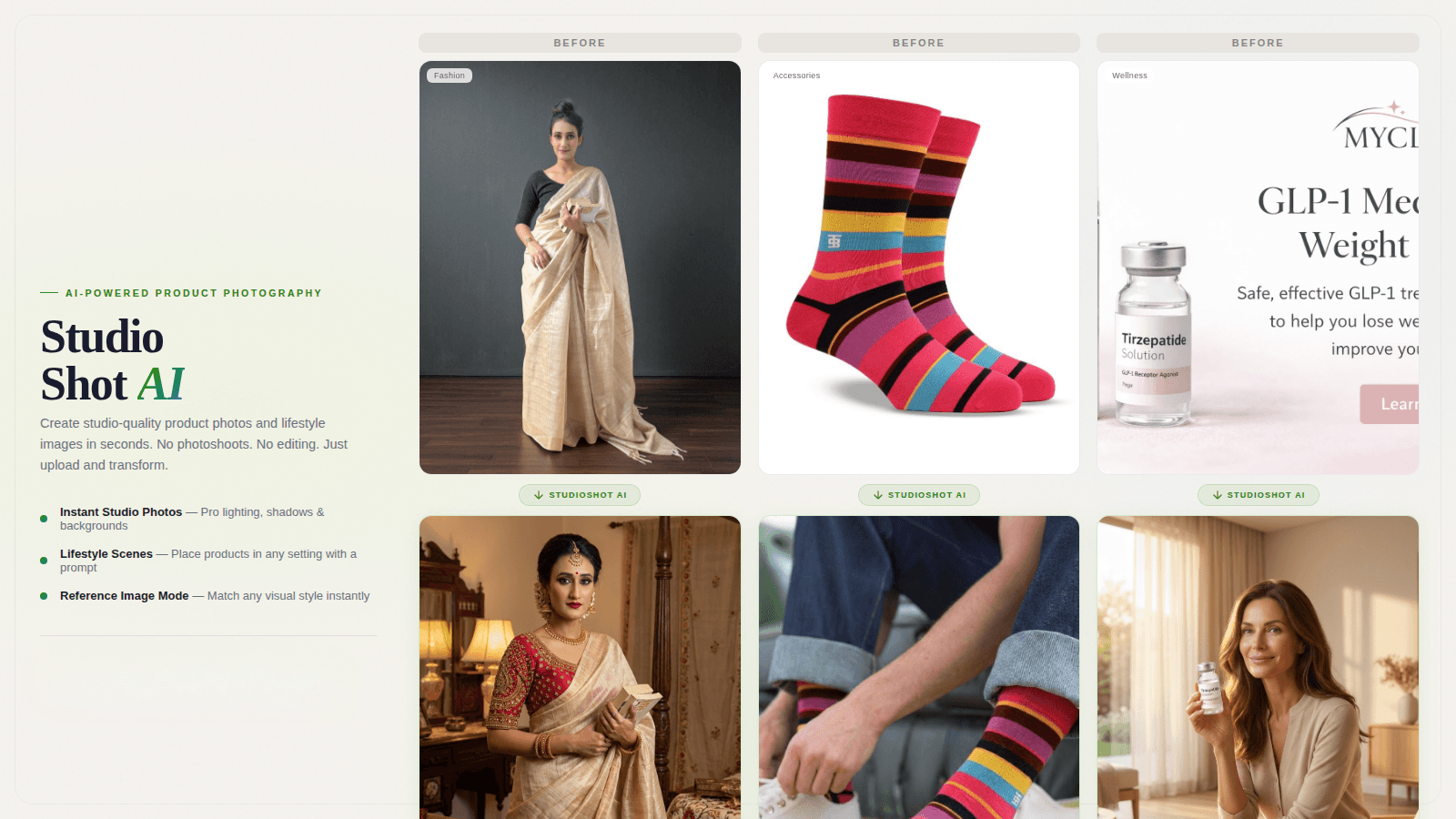 Application home page