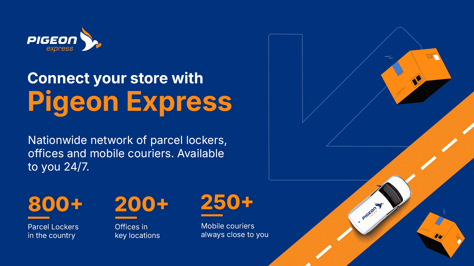 Connect your store with Pigeon Express
