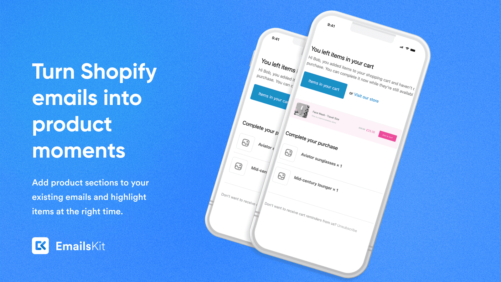Turn Shopify emails into product moments