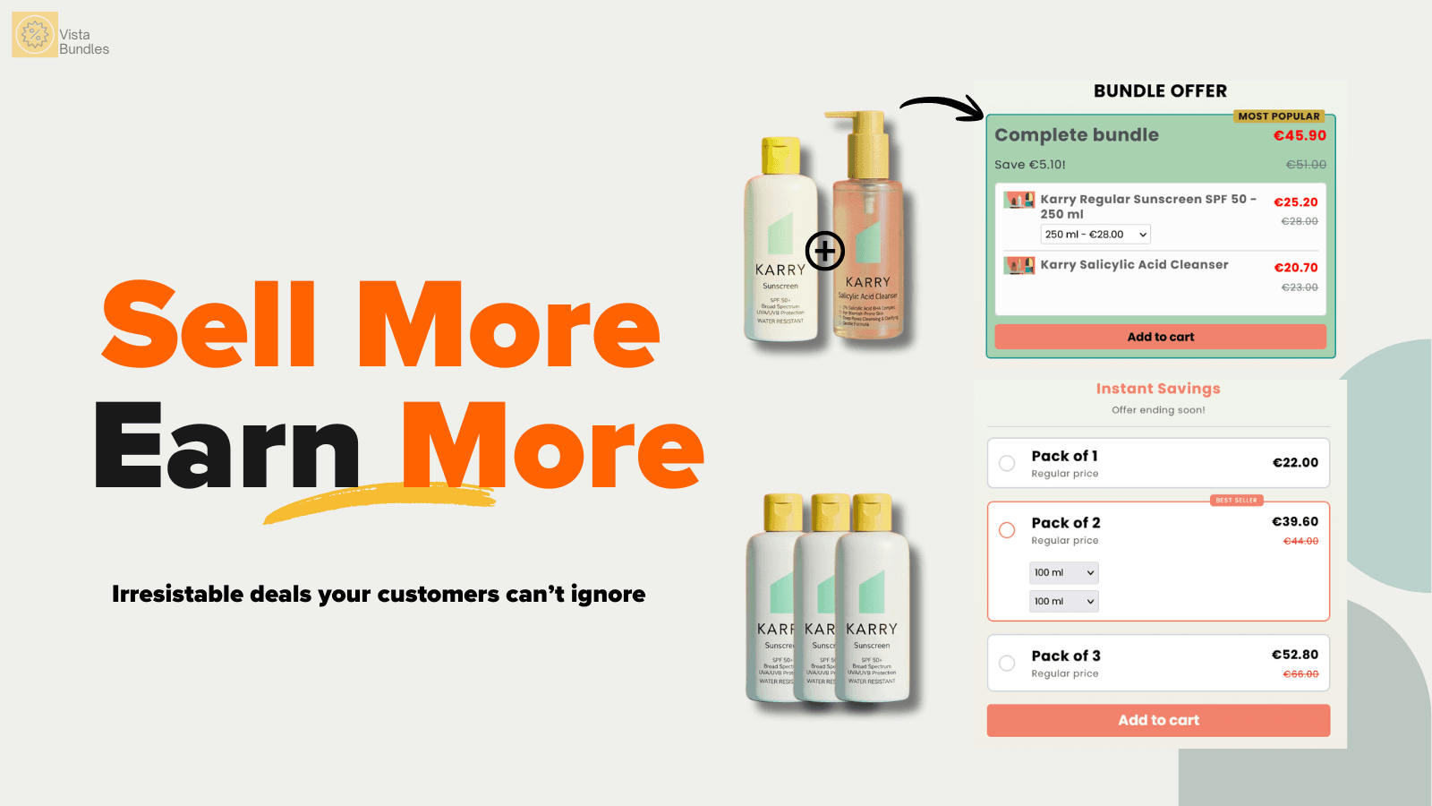 create quantity break and fixed product bundle deals