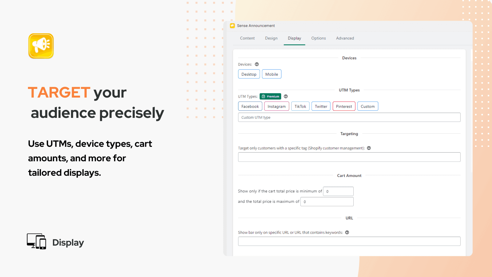Target your audience precisely.