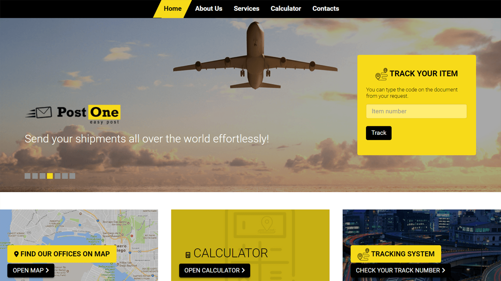 PostONE Main Landing Image