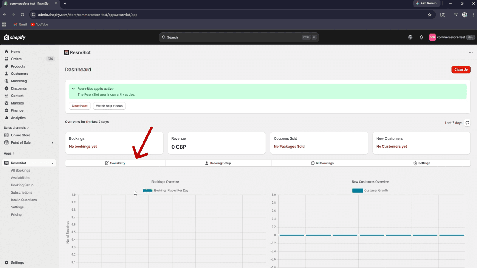 smart dashboard to view activities in last number of days