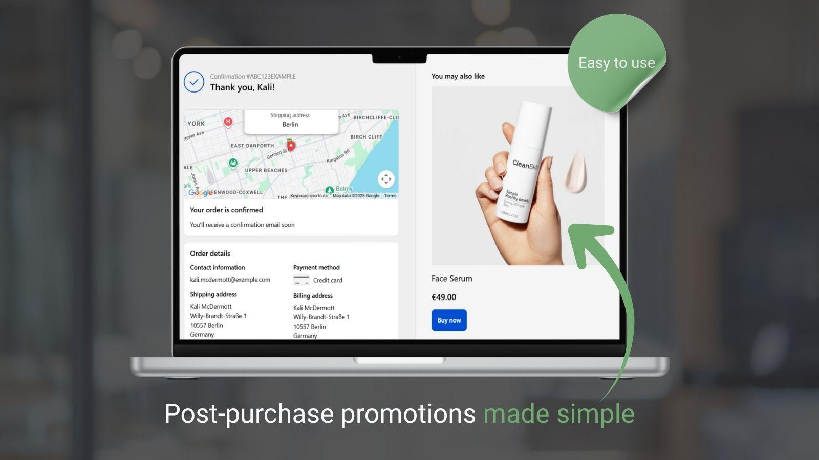 Post Purchase Section