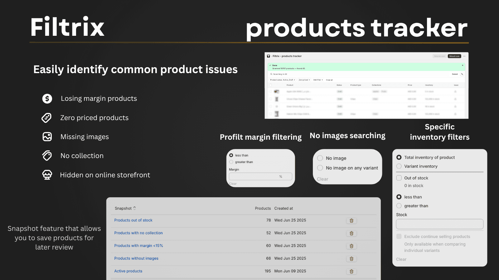 Featured image describing basic filters in the app