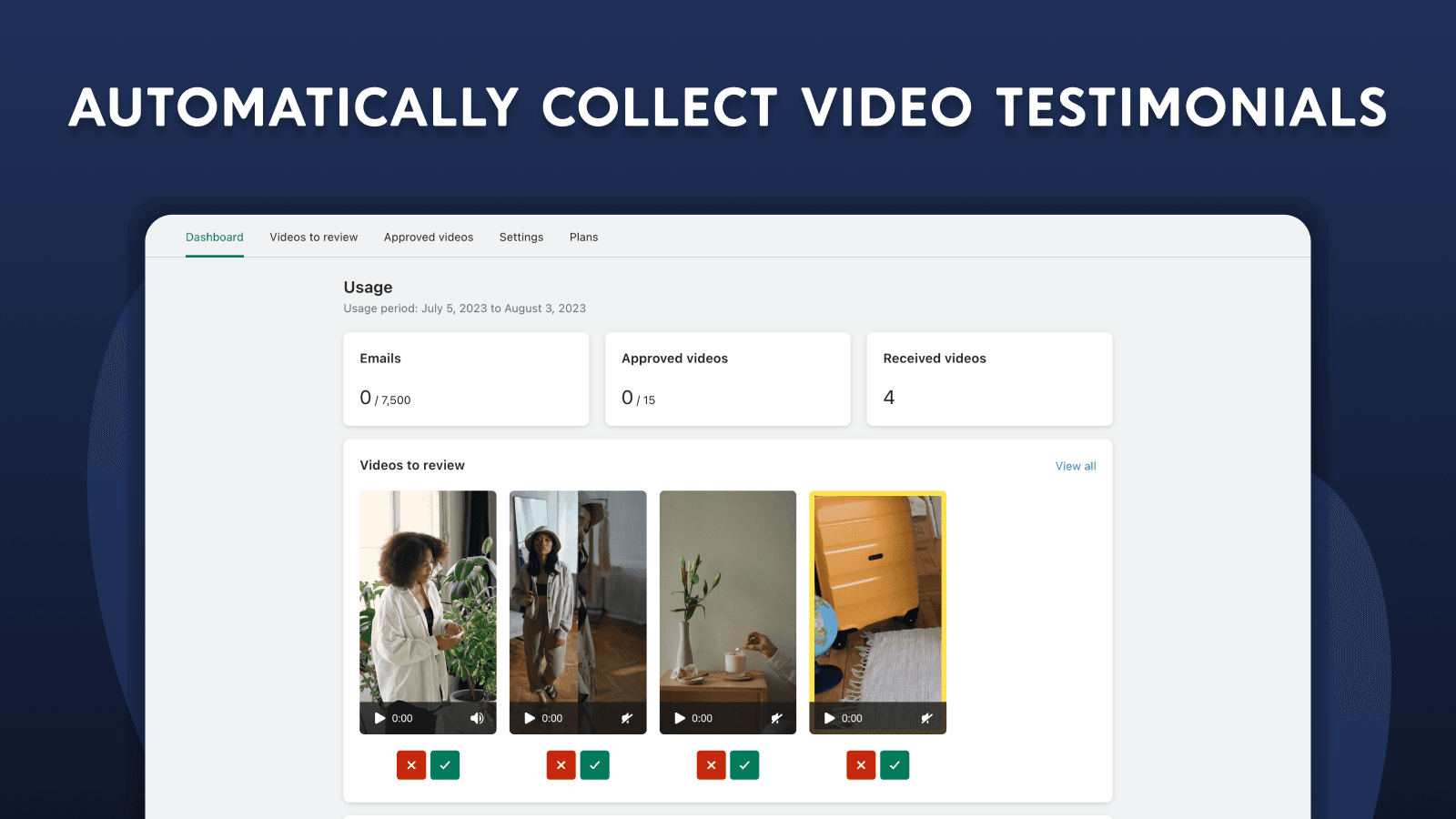 Automatically collect and manage your UGC in one place