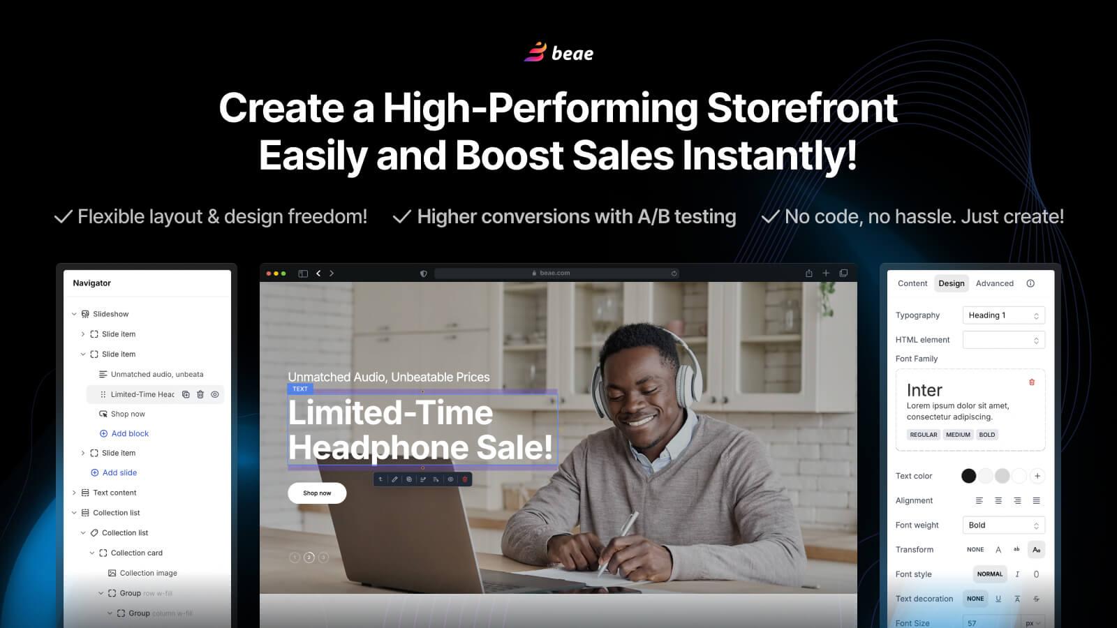 High-Performing Storefront – Boost Sales Easily