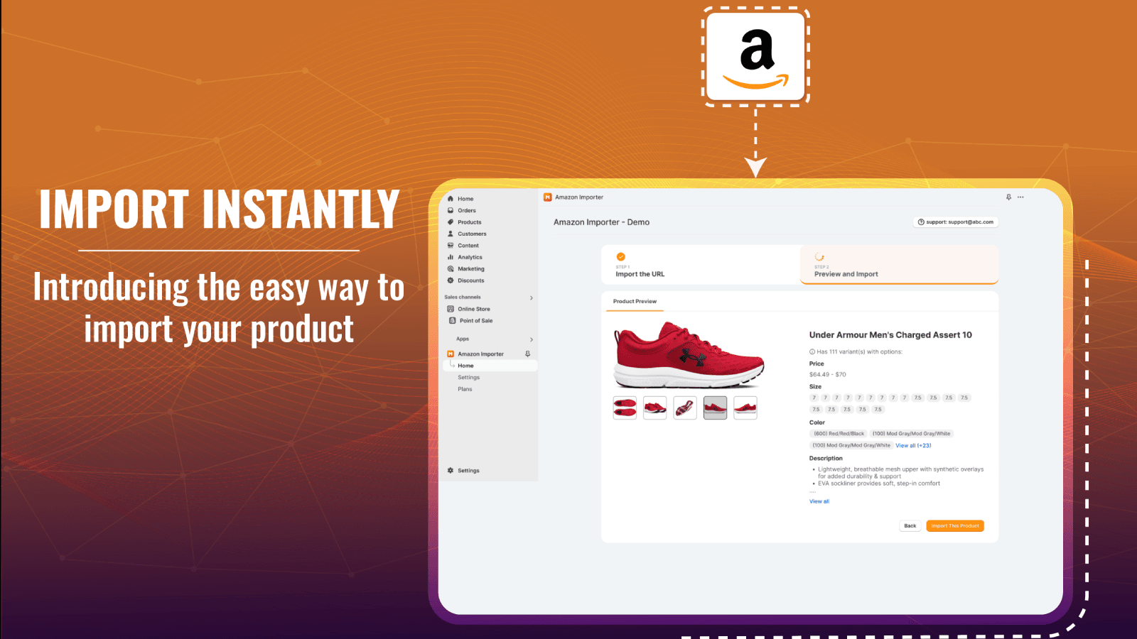 One-click Import Amazon Products