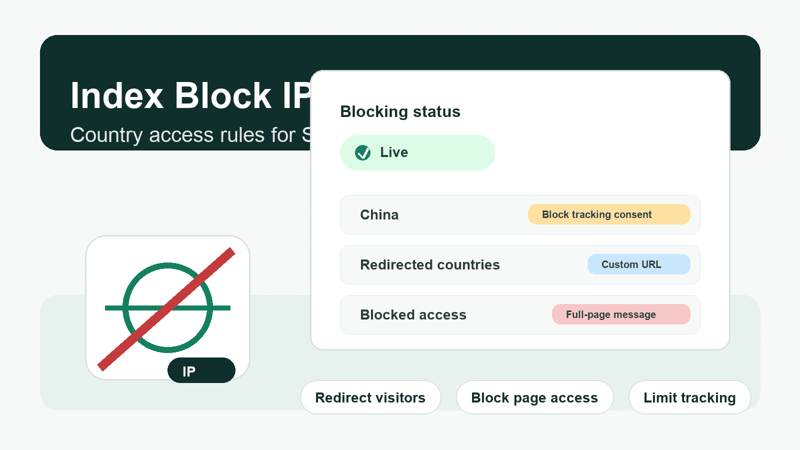 Country access controls preview