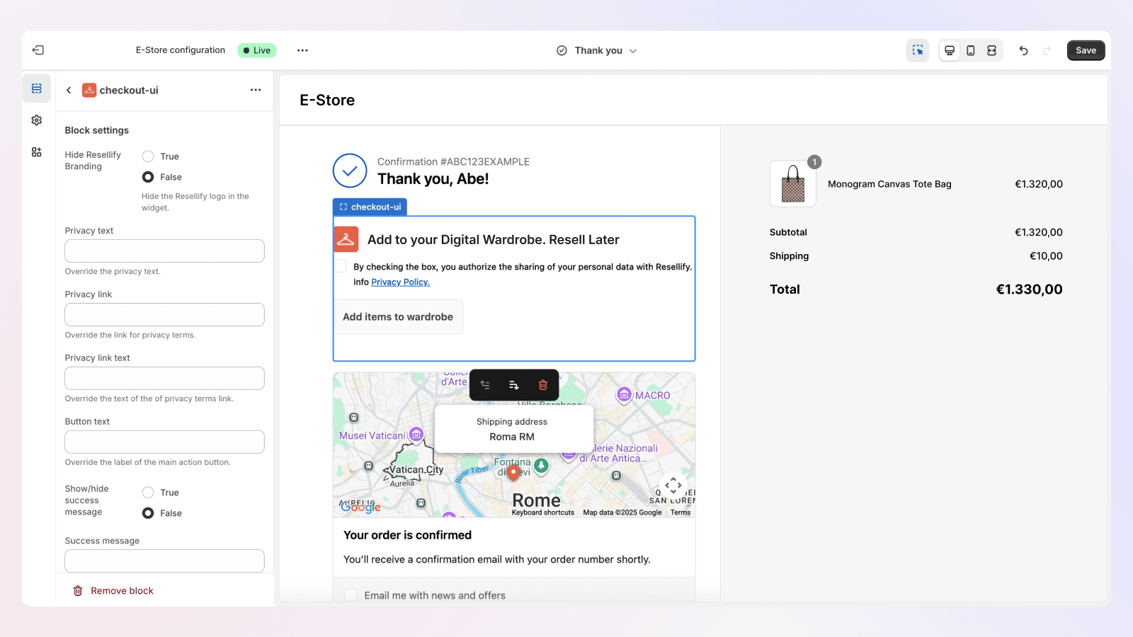 Allow users to enable adding purchased products to Resellify
