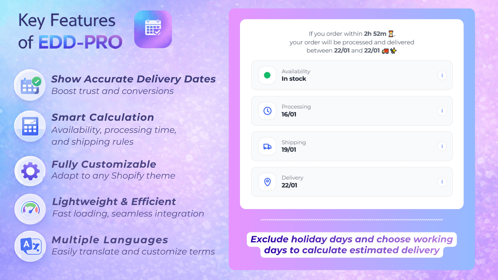 Benefit app EDD-PRO