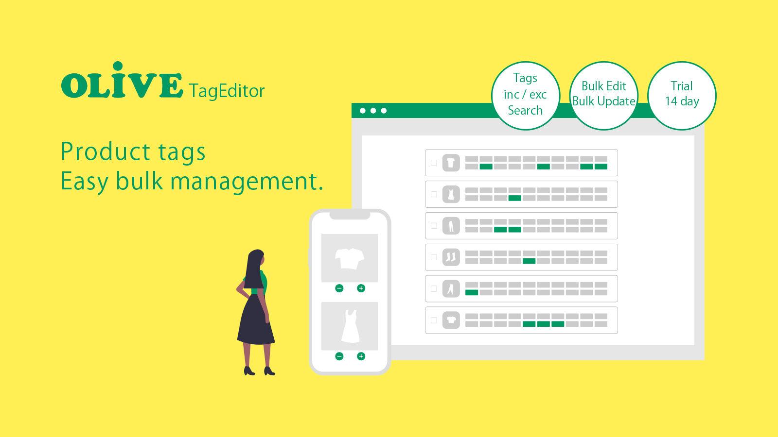 OLIVE TagEditor - Shopify App