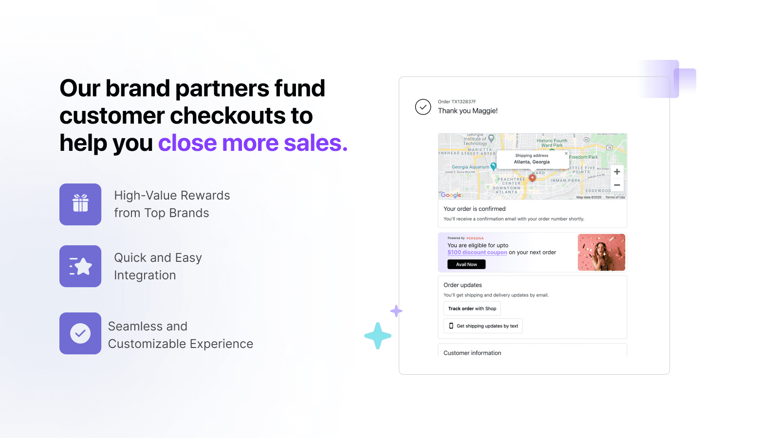 high rewards, more sales