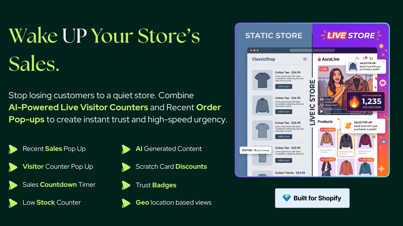live product views counter shopify app image