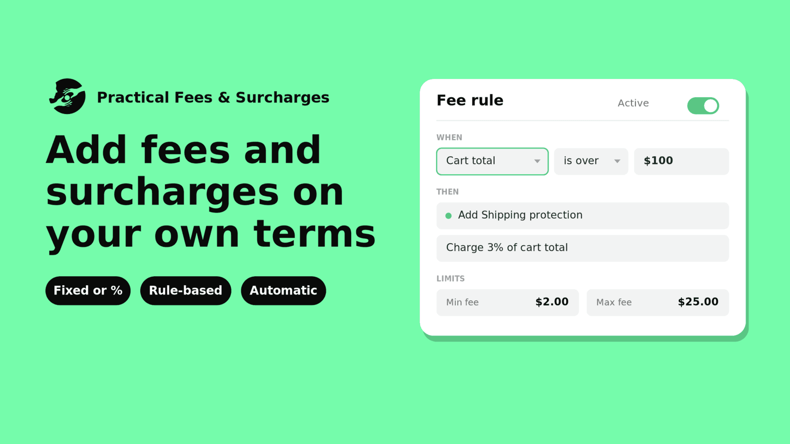 Practical Fees & Surcharges